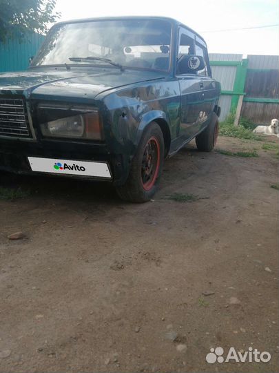 ВАЗ 2107 1.6 МТ, 2001, битый, 40 000 км