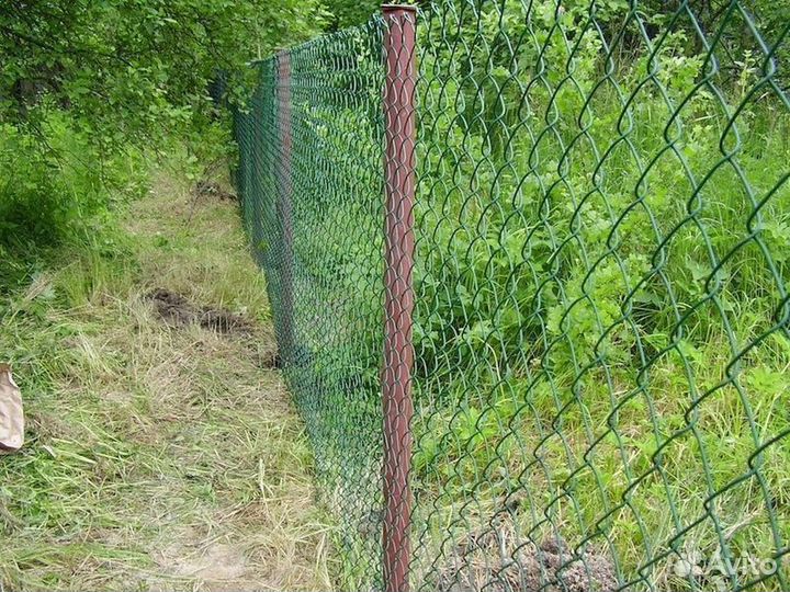 Заборы из рабицы