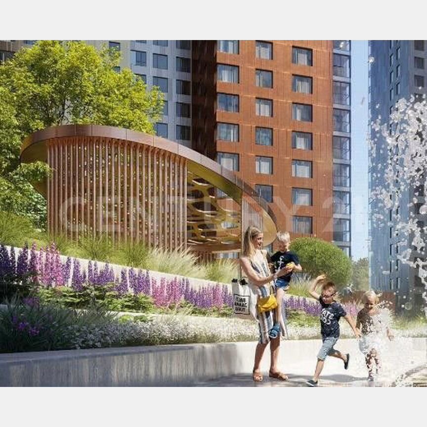 2-к. квартира, 53,3 м², 23/44 эт.