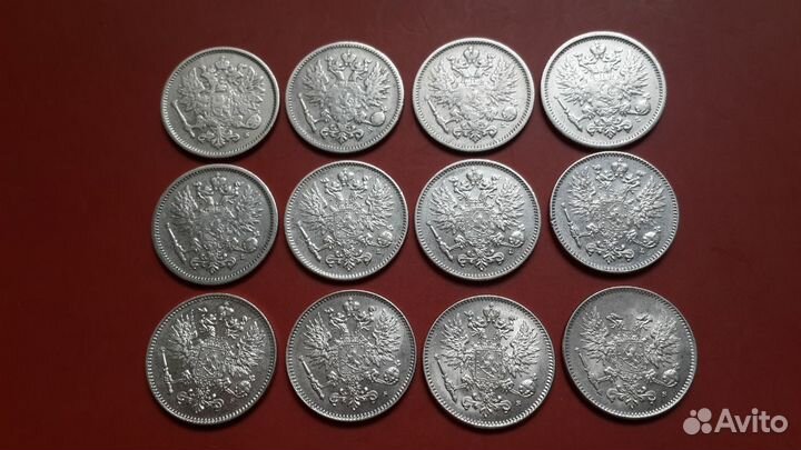 Царские монеты для Финляндии. Серебро
