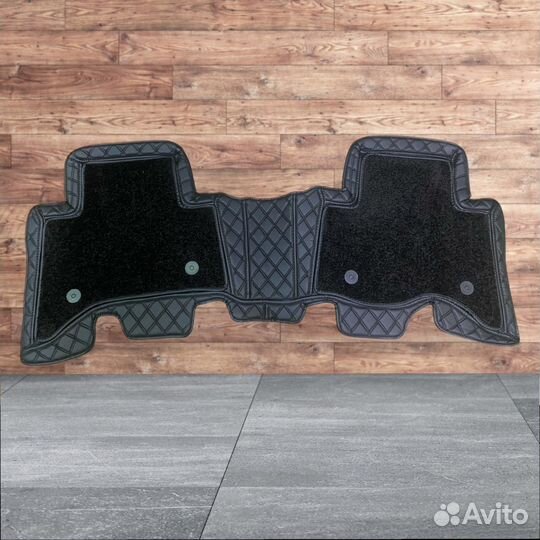 Ковры салона 5D VIP черные Lexus GX460 2009-2023