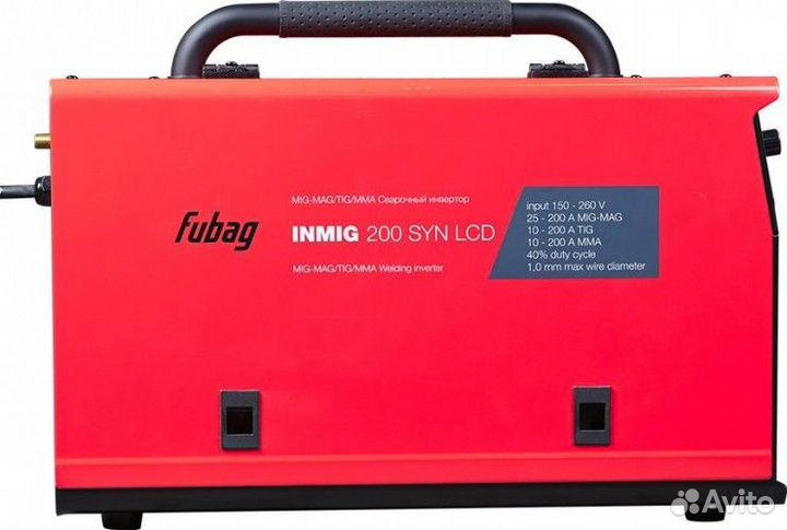 Сварочный полуавтомат fubag inmig 200 SYN LCD new