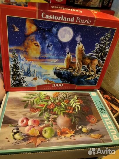 Пазлы Ravensburger, Trefl, jumbo и др