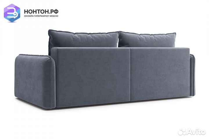 Диван тик-так Антей 3-х местный темно-серый