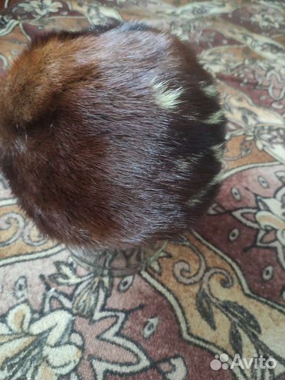 Шапка из норки женская