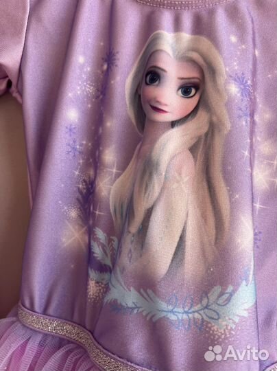 Купальник гимнастический холодное сердце