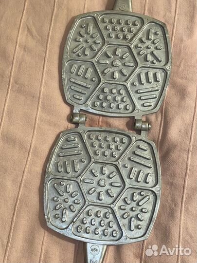 Формы для печенья и вафельница СССР