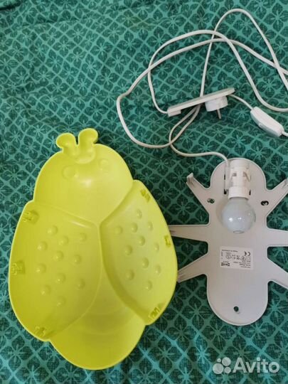 Светильник ночник Икеа жук