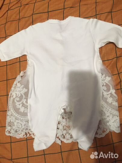 Платье боди на выписку