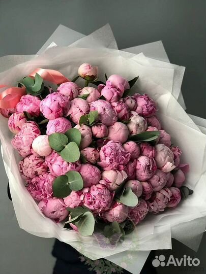 Пионы,букеты