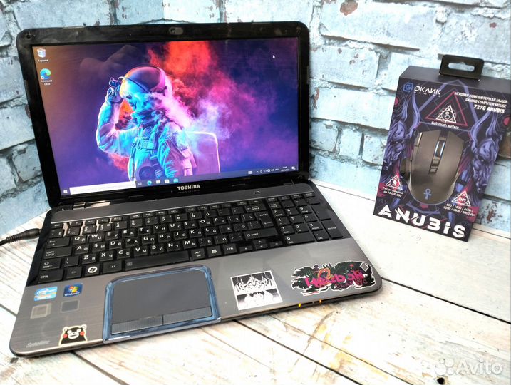 Игровой Toshiba на i7/ Radeon 7670M/ RAM 8/ SSD