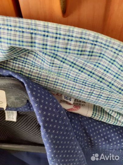 Рубашки для подростка 12-14 лет, рост 158, 164см