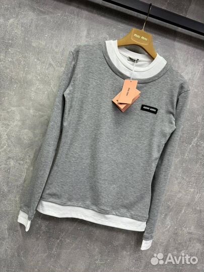 Лонгслив Miu Miu