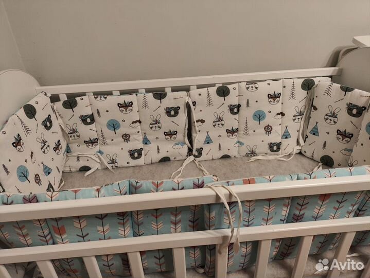 Бортики в детскую кроватку