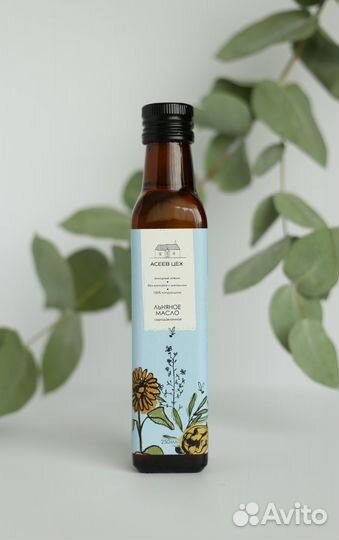 Масло льняное сыродавленное