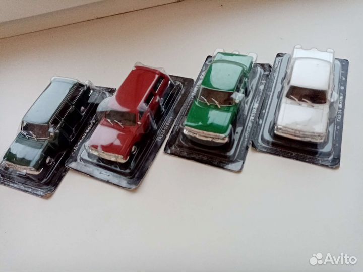 Модели Газ 1:43 волга, победа