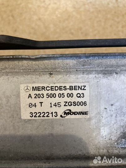 Интеркулер мерседес 203