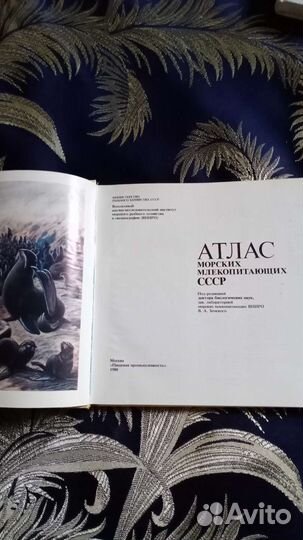 Атлас морские млекопитающие СССР