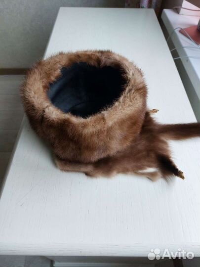 Шапка норковая обманка 56-59