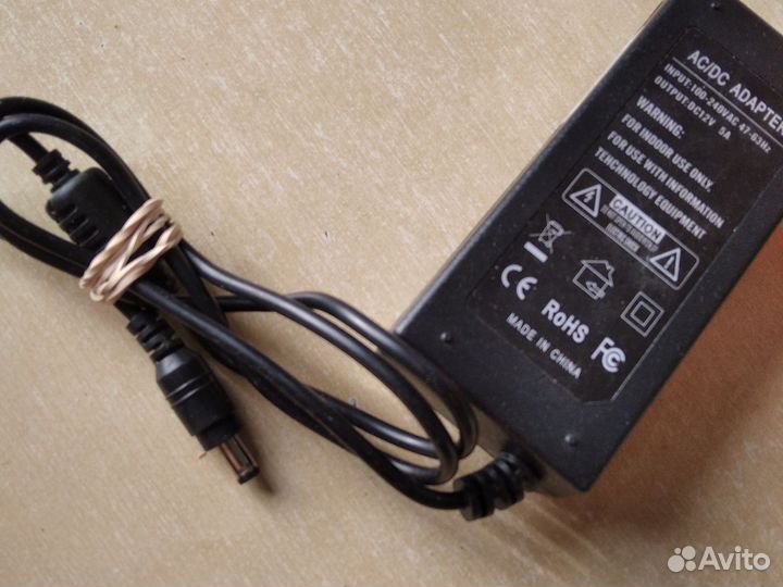 Блок питания 12V 5A