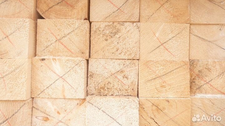 Брус сухой строганный сорт 1 2 45х45х6000