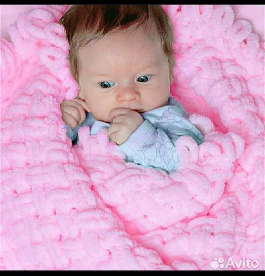 Конверт. Плед детский плюшевый