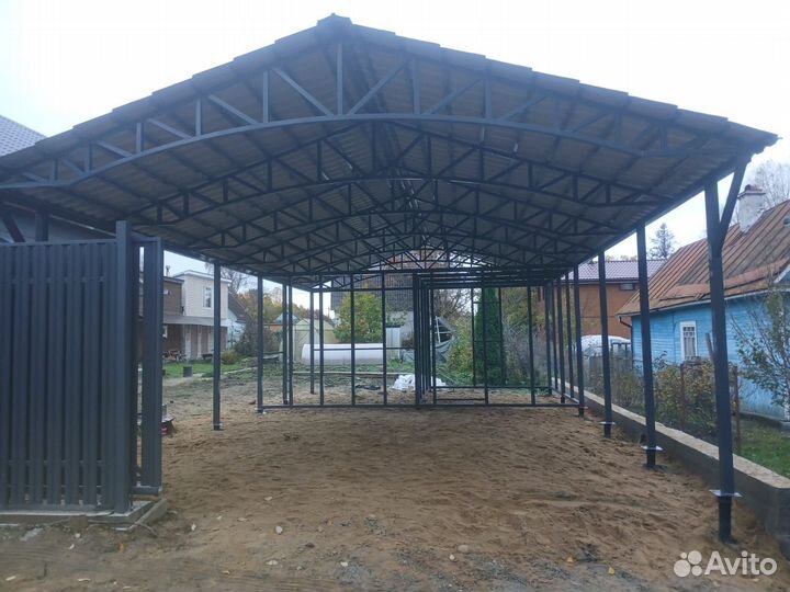 Изготовление навесов на заказ от производителя