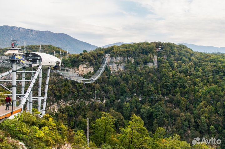 Закат в горах Красная Поляна экскурсия