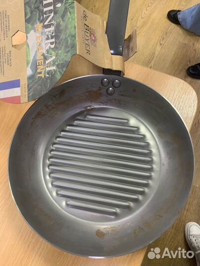 Сковорода-гриль De Buyer 26 см (без крышки)