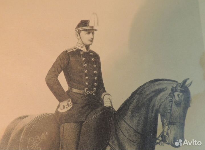 Литография воспитанник гвардейской школы