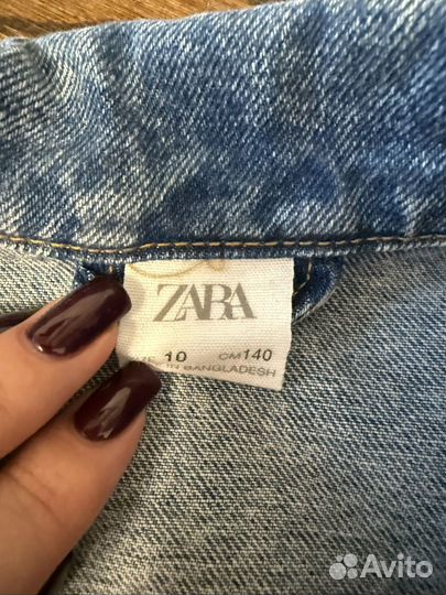 Джинсовая куртка для мальчика zara