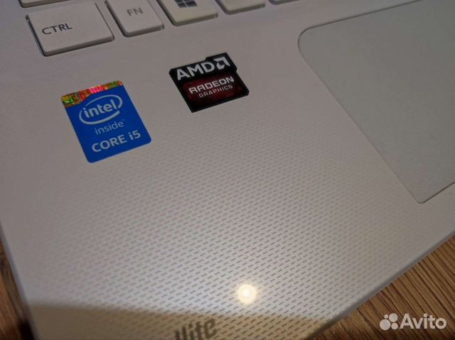 Белоснежный ноутбук core i5/1tb/radeon объявление продам