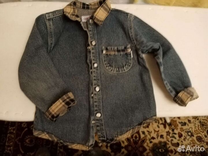Джинсовая рубашка для мальчика