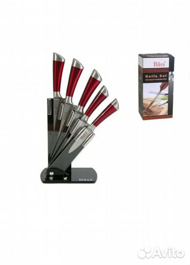 Набор ножей на крутящейся подставке