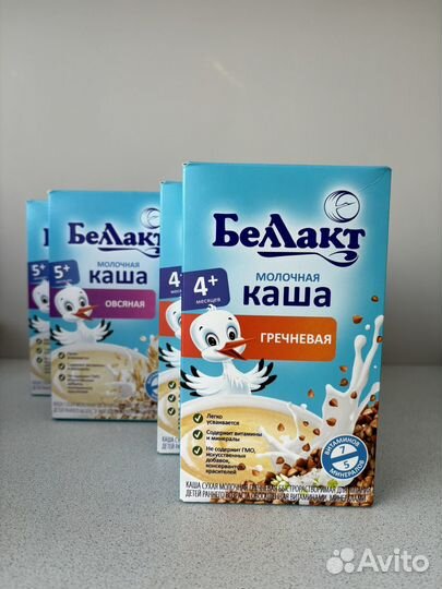 Каша Беллакт молочная (4 уп.)