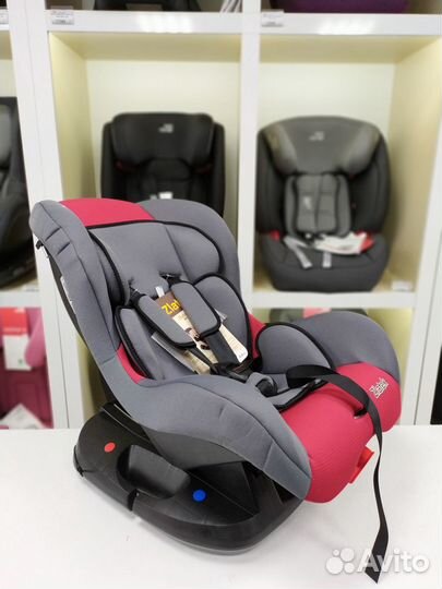 Автокресло 0-18кг с регулировкой Galleon Lux красн