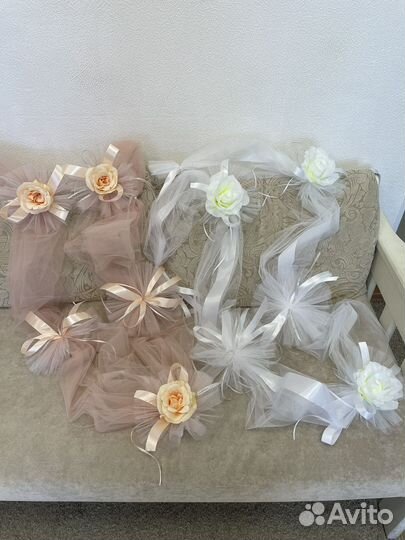 Украшения на свадебный автомобиль