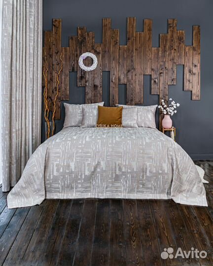 Покрывало адриан лаванда новое плед на кровать