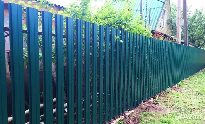 Забор металлический профессионально качественно
