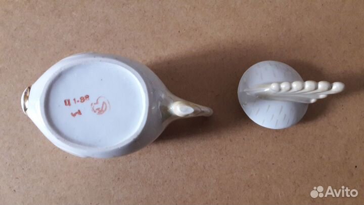 Фарфоровая рыбка СССР.Шкатулка.Икорница