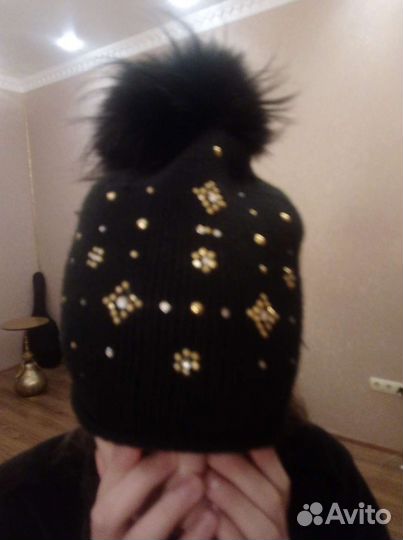 Шапка женская Италия из мериноса