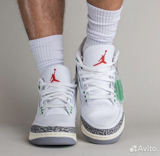 Nike air Jordan 3 retro мужский кроссовки