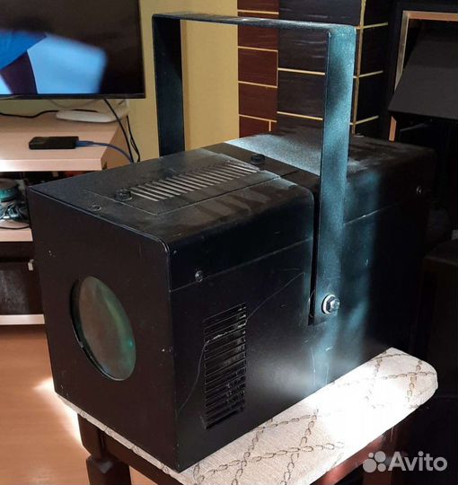 Светомузыка Euro Dj 800W Пушка Полицвет Mic Линза