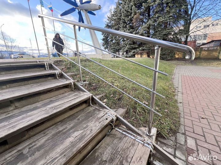 Перила из нержавеющей стали, ограждение