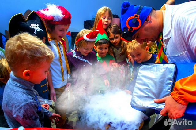 Крио шоу для детей Химическое шоу Бумажное