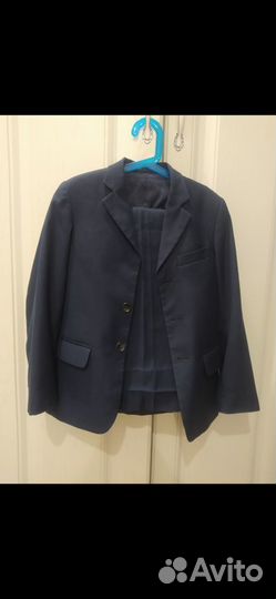 Школьный костюм на мальчика темно синий