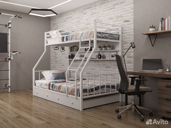 Детская кровать двухэтажная