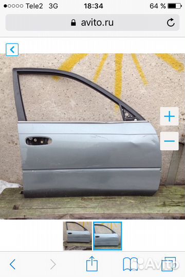 Передняя дверь королла Ае-100