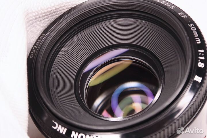 Объектив Canon EF 50mm f 1 8 ii (sn7638)