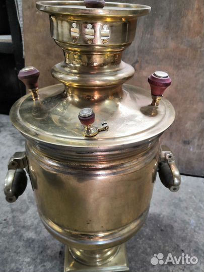 Самовар на дровах старинный